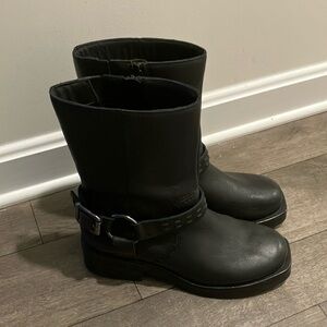 Clark’s Black Leather Harness Boots